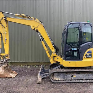 Mini excavatrice Komatsu PC55 de seconde main à vendre pelle sur chenilles 5 tonnes avec composants du noyau du moteur à soupape hydraulique Kawasaki - Product Image 1