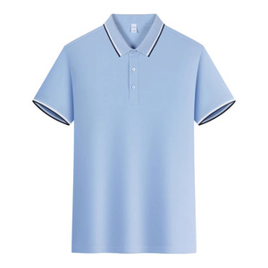 Custom Made Polo Shirt Quick Dry Short Sleeve Solid Color Polyester <b>Work</b> Wear Daily Use - Product Image 2