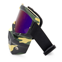 Masque facial en TPU pour paintball, lunettes de motocross, lunettes de moto pour la course à moto