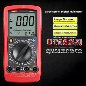 มัลติมิเตอร์แบบดิจิตอล UT58A 600V 20A ความแม่นยำสูง เกรดอุตสาหกรรม - Product Image 3