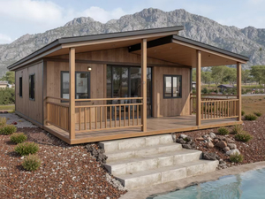 Maison conteneur de 20 pieds, maisons conteneurs préfabriquées extensibles de 40 pieds, plans de bâtiments d'appartements en conteneurs à vendre disponibles au Portugal - Product Image 1