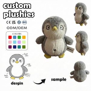Produttore di Giocattoli in Peluche Personalizzati OEM/ODM, Portachiavi Peluche Personalizzato Pinguino Cartoon Bahorgi Kiyimler Ayollar Uchun Sprunki Toy Lucas - Product Image 3
