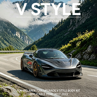 Kit carrosserie style V 720s, accessoires de voiture, kit carrosserie en fibre de carbone pour McLaren 720s, mise à niveau vers le style V, autres pièces de carrosserie