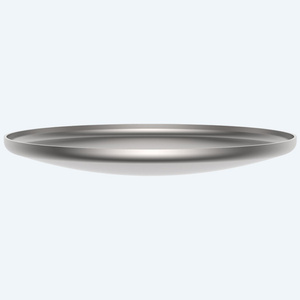 Testa Bombata Saldabile Lucidata Resistente alle Alte Temperature con Elevata Resistenza alla Trazione e Allungamento, Finitura Argento Lucido per Scambiatori di Calore - Product Image 2