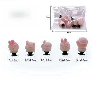 การตกแต่งที่สนุกสนานของรองเท้าหลุมอินเทอร์เน็ตของคนดังงานประดิษฐ์ทำมือของเด็กความคิดสร้างสรรค์อุปกรณ์ตกแต่งท่าทางตลกอินเทรนด์ - Product Image 3