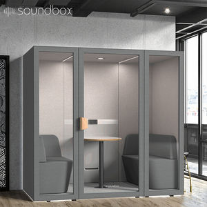 Cabina Acústica Insonorizada Portátil para <span class=keywords><strong>Reuniones</strong></span> <span class=keywords><strong>de</strong></span> Oficina, Cabina <span class=keywords><strong>de</strong></span> Trabajo Privada para 4 Personas - Product Image 2