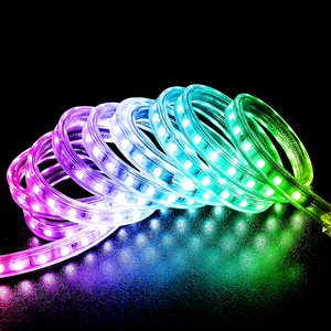 110V220V High Voltage LED Strip SMD5050 RGB Color Changing Gradient Outdoor Waterproof Flexible Light Strip for Project Lighting - Product Image 2