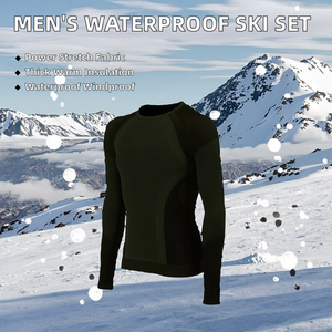 Traje de Esquí Impermeable y Transpirable Unisex, Chaqueta de Esquí Gruesa y Cálida a Prueba de Viento, Conjunto de Pantalones de Nieve, Ropa para Snowboard - Product Image 2
