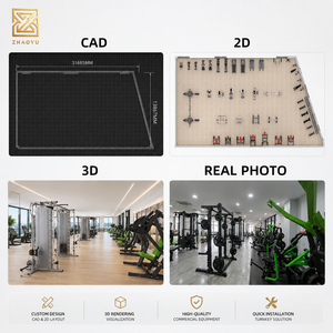 Equipo de <span class=keywords><strong>Gimnasio</strong></span> Completo ZY, Solución Integral de Máquinas de Fitness Comerciales para Fuerza y Cardio, para Clubes, Hoteles y Gimnasios Corporativos - Product Image 2