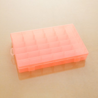 Boîte de rangement en plastique pour perles, 36 grilles, bricolage, bijoux, matériel de pêche, séparateurs réglables