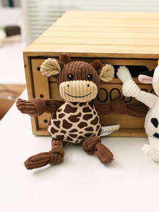 Juguetes para perros de compañía-Juguetes chirriantes para perros de peluche-Cachorro de peluche masticable EN EL Toy-19asst. Animales - Product Image 3