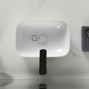 Lavabo Cuadrado de Cerámica para Baño, Mueble de Baño con Lavabo, Diseño Simple Estándar Europeo, Venta al Por Mayor - Product Image 4