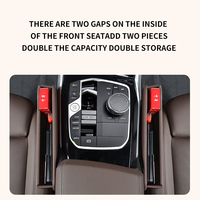 Organisateur de siège arrière de voiture en cuir PU imperméable de luxe, boîte de rangement universelle pour l'espace interne, accessoires de voiture