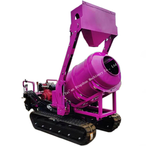 Mixer semen mortar beton sepenuhnya otomatis mesin Diesel driven self-propeled tipe <span class=keywords><strong>drum</strong></span> mixer - Product Image 6