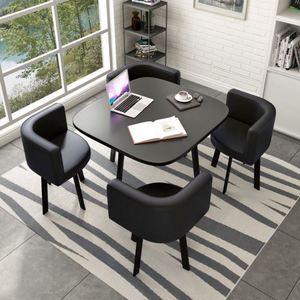 <span class=keywords><strong>Mesa</strong></span> de Comedor Redonda de Lujo con 4 Sillas, <span class=keywords><strong>Mesa</strong></span> de Comedor Moderna de Estilo Nórdico, Mesas de Jantar, Muebles de Cocina - Product Image 4