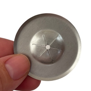 Rondelles auto-bloquantes rondes <span class=keywords><strong>en</strong></span> <span class=keywords><strong>acier</strong></span> inoxydable de 38 mm, épaisseur 0,4 mm, compatibles M3 pour la fixation des broches d'isolation - Product Image 1