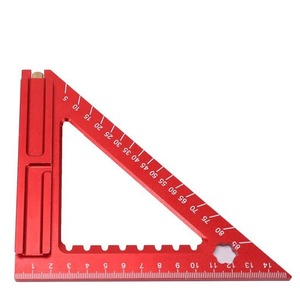 Triangular Ruler Aluminum Alloy 30 Cm Right Angle Measuring Tool For Woodworking - Product Image 4