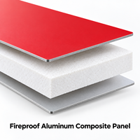 Panneau composite en aluminium ignifuge à motif ardoise de 4 mm 1220x2440 mm pour les murs décoratifs des halls d'entrée