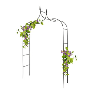 Commercio all'ingrosso all'aperto Indoor Iron Metal Gold Arches Half Moon Photo Booth Background Wedding Arch - Product Image 3