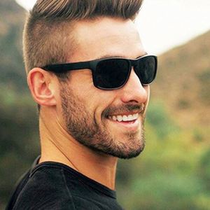 Gafas de Sol Deportivas Polarizadas Vintage 2021 para Mujer, UV400, Negras, Gafas de Sol Polarizadas Cuadradas para Hombre - Product Image 1