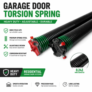 Motor para Puerta Enrollable Garage Door Torsion Spring Heavy Duty Adjustable Residential Garage Door Springs 0.243 - Product Image 1