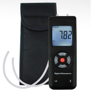 Manómetro Digital Portátil, Medidor de Vacío de Aire y Gas, Presión Diferencial, Pantalla LCD Grande, 11 Unidades, para Ventilación y Aire Acondicionado - Product Image 1