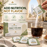 Poudre de boisson multivitaminée et minérale personnalisée, sachets carrés de 3g, 30 unités, sans sucre, marque privée, vente en gros