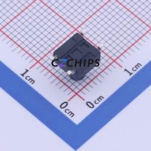 KAN0649-0751C1-CL15 Tactile Switch SMD,6.2x6.2mm Switch Single Pole Single Throw Round Button Vertical Mount 6.2mm - Product Image 2