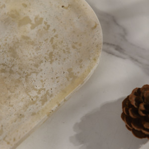 <span class=keywords><strong>Plateau</strong></span> <span class=keywords><strong>de</strong></span> service ovale en marbre travertin beige naturel pour hôtel, vente en gros - Product Image 5