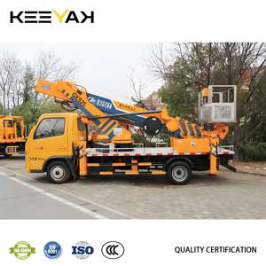 25 मीटर स्पष्ट बूट लिफ्ट फोटॉन 4x2 ट्रक घुड़सवार हवाई कार्य मंच 200 किलोग्राम हवाई कार्य वाहन - Product Image 3