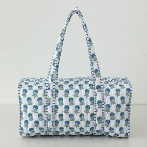 <span class=keywords><strong>Bolsa</strong></span> de Viaje Floral Acolchada de Poliéster con Logotipo Personalizado al por Mayor, <span class=keywords><strong>Bolsa</strong></span> de Lona Grande de Moda para Mujer - Product Image 4