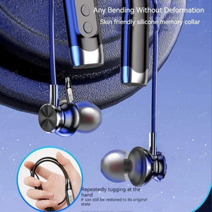 HM-070 autour du cou <span class=keywords><strong>casque</strong></span> affichage de la batterie LED <span class=keywords><strong>avec</strong></span> microphone tour de cou <span class=keywords><strong>casque</strong></span> semi-intra-auriculaire suppression du bruit - Product Image 4