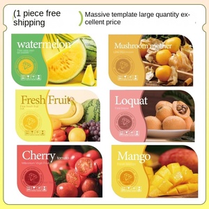 สติกเกอร์ติดผลไม้ สติกเกอร์โฆษณาสำหรับเน็ตไอดอล สติกเกอร์แตงโม พีช องุ่น สติกเกอร์ PVC แบบกำหนดเอง สติกเกอร์ติดกล่องผลไม้แบบอเนกประสงค์ - Product Image 2