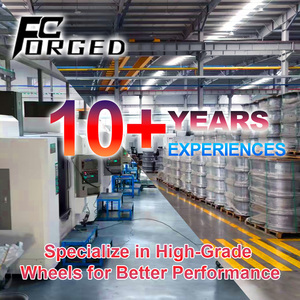 Cerchi Forgiati F&C OEM 24x14 in Fibra di Carbonio per Auto e Camion da Corsa, Cerchi in Due Pezzi da 20 22 24 26 Pollici - Product Image 5