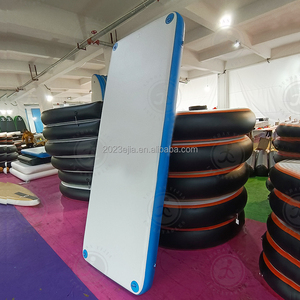 Di alta qualità gonfiabile galleggiante sport acquatici fitness acquatico tappetino Yoga Tumbling per la ginnastica piattaforma gonfiabile Air Dock - Product Image 4