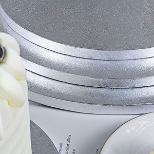 Plateau à gâteau blanc personnalisé Sunshine, boîte à gâteau mignonne, plateau rond pour gâteau de 4 à 20 pouces, plateau rond de 26 pouces - Product Image 4