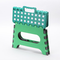 Tabouret pliant moderne en plastique PP Creative Dots - Durable, léger, réutilisable, réglable, portable, écologique, couleur personnalisable