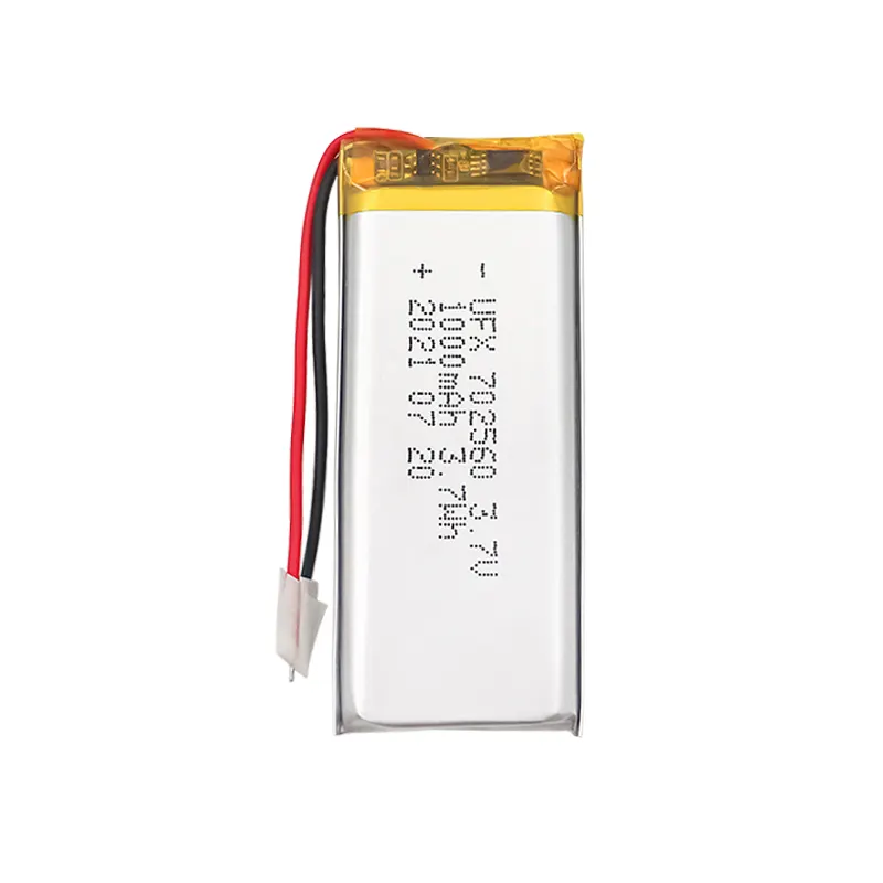 Chinesische Li-Ionen-Zell fabrik Großhandel UFX 702560 1000mAh 3.7V Professional Custom für Lautsprecher Li-Ionen-Akku