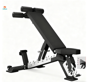 <span class=keywords><strong>Banc</strong></span> de musculation réglable de haute qualité pour exercices au sol, inclinable et déclinable, avec presse à jambes intégrée - Product Image 1