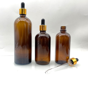 5ml 10ml 15ml 20ml 30ml 50ml 120ml 200ml Bottiglia Di <span class=keywords><strong>Olio</strong></span> Marrone Con Tappo Dorato - Product Image 3