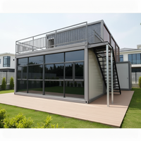 Maison préfabriquée en conteneur de haute qualité, écologique, design contemporain pour appartement et hôtel, construction en acier