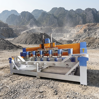 Nouvelle machine de gravure sur pierre de granit et de marbre à six têtes, hautement efficace, rotative, moteur 0512 5,5 kW, haute productivité