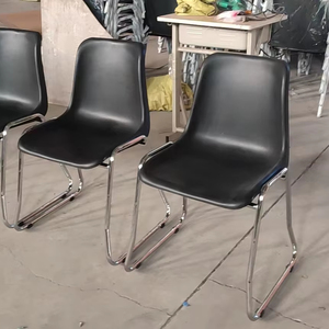 Silla de Entrenamiento Escolar OK-505SC con Base Tipo Trineo, Patas Cromadas, Carcasa de PP Mate, Asiento Acolchado, Apilable, Capacidad de 600 lb para Aula - Product Image 1