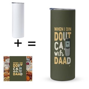 Custom Pattern Straight Car Tumbler 20oz Double Wall Stainless Steel <b>Insulated</b> Leakproof <b>Cup</b> - Product Image 5