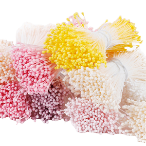 Venta al por Mayor de 300 Piezas de Estambres de Flores Artificiales de 2mm, Cuentas de Algodón para Manualidades, Decoración Moderna para Graduación, San Valentín, Manualidades DIY, HX2M - Product Image 1
