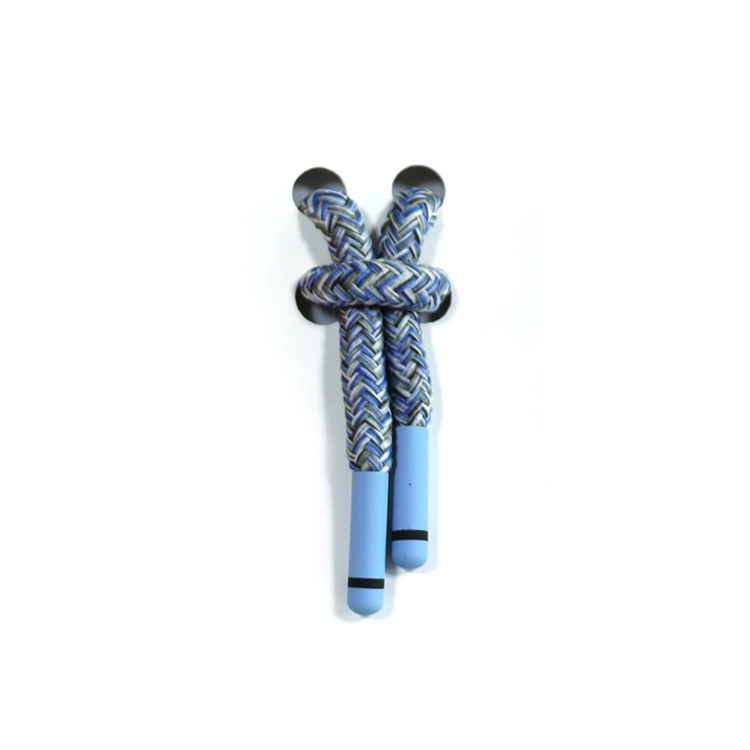 Sofine 2026 High Quality Blue Flower Gray Polyester Printed Hoodies String Bulk Drawstring Cords