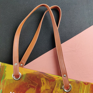 Custom Logo Fashion Waterproof Transparent Holographic Laser PVC <b>Tote</b> Shopping <b>Bags</b> <b>Clear</b> Hologram Iridescent Shoulder <b>Bag</b> - Product Image 4