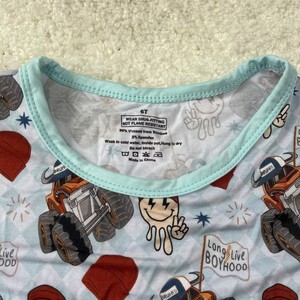 Pigiama Estivo Personalizzato all'Ingrosso con Maniche Corte e Pantaloncini, Set di Abbigliamento per Neonati in Cotone Organico, <span class=keywords><strong>Pigiami</strong></span> in Bambù - Product Image 3