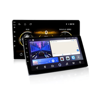 Système Audio de Voiture 9 10 Pouces Android 2 Din, Autoradio Stéréo FM GPS Carplay Wifi, Lecteur Écran Tactile 1Go 32Go
