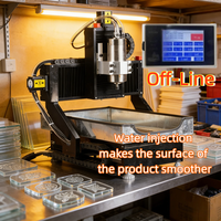 Machine de gravure CNC JS-3040 1500W en fonte, graveur de bureau hors ligne pour lettrage en relief, découpe, perçage et production en série